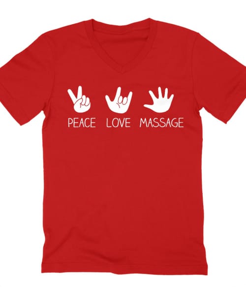 Peace love massage Póló - Ha Massage Therapist rajongó ezeket a pólókat tuti imádni fogod!