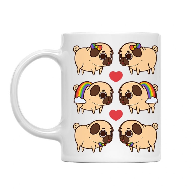 Cute pugs