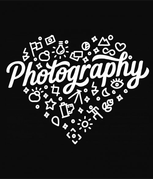 Photography heart Szolgátatás Pólók, Pulóverek, Bögrék - Szolgátatás