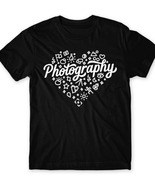 Photography heart Fotós Póló - Szolgátatás