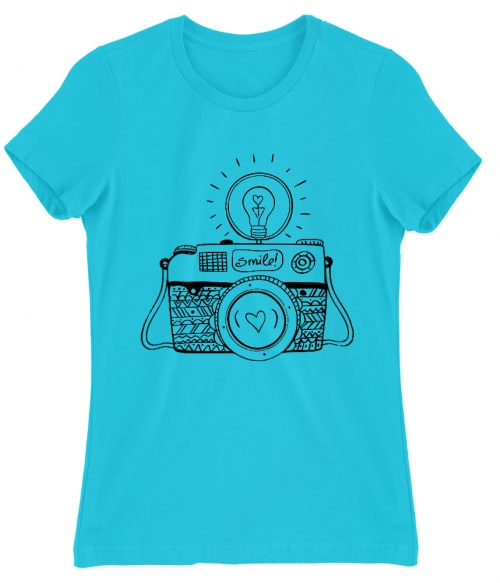Smile camera Póló - Ha Photography rajongó ezeket a pólókat tuti imádni fogod!