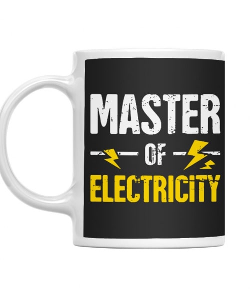Master of eletricity Villanyszerelő Bögre - Villanyszerelő
