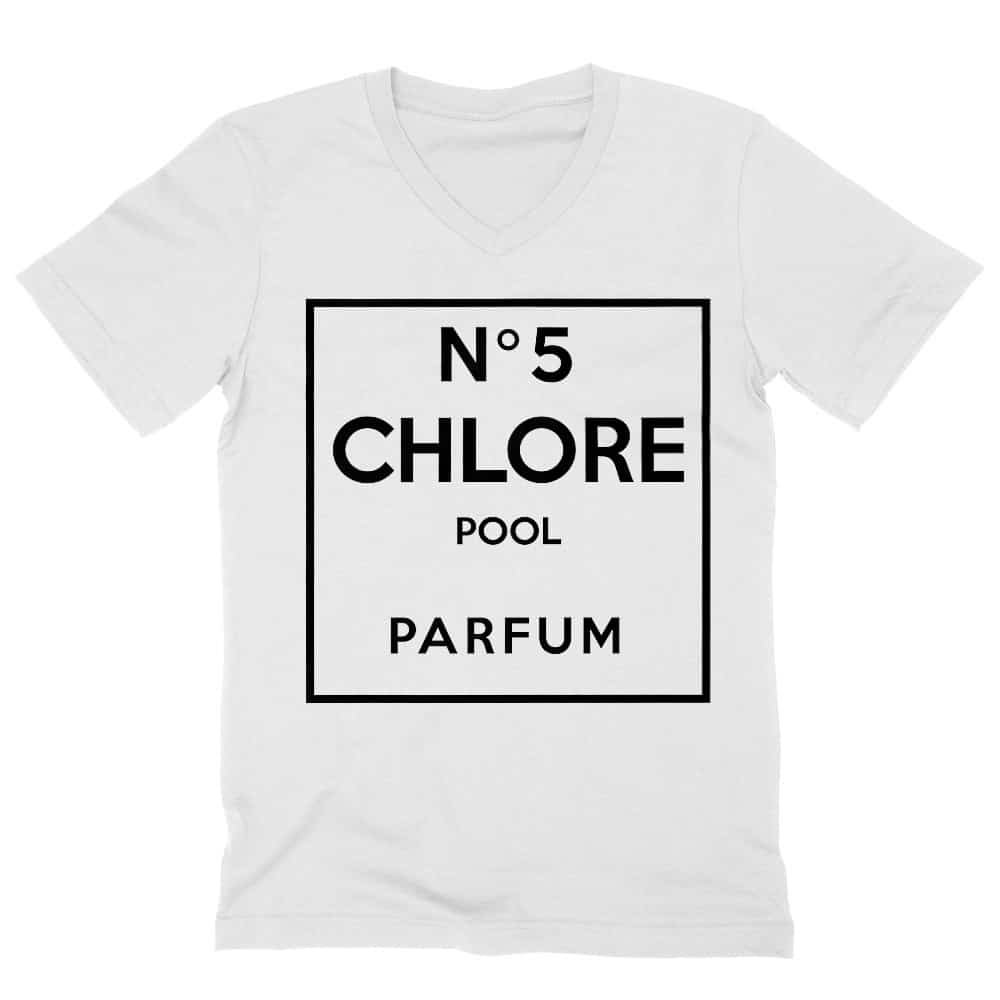 Chlore Parfum Férfi V-nyakú Póló