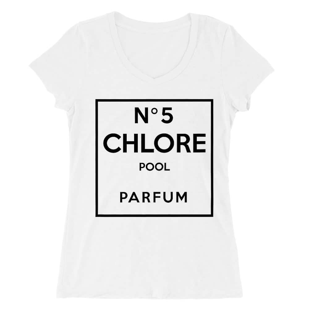 Chlore Parfum Női V-nyakú Póló