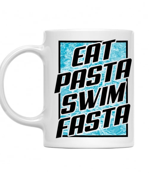 Eat Pasta Swim Fasta Úszás Bögre - Úszás
