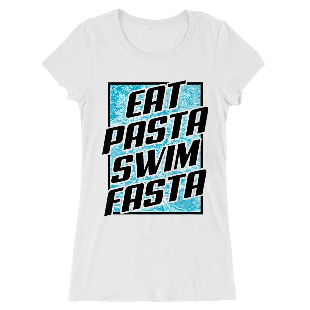 Eat Pasta Swim Fasta Női Hosszított Póló