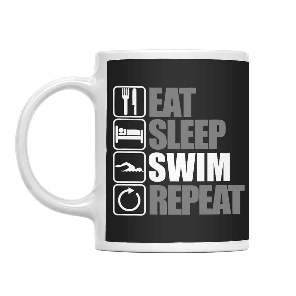 Eat Sleep Swim Repeat Bögre