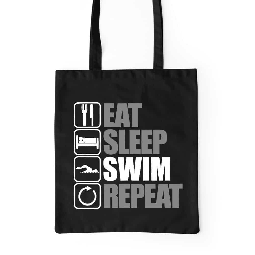Eat Sleep Swim Repeat Prémium Vászontáska