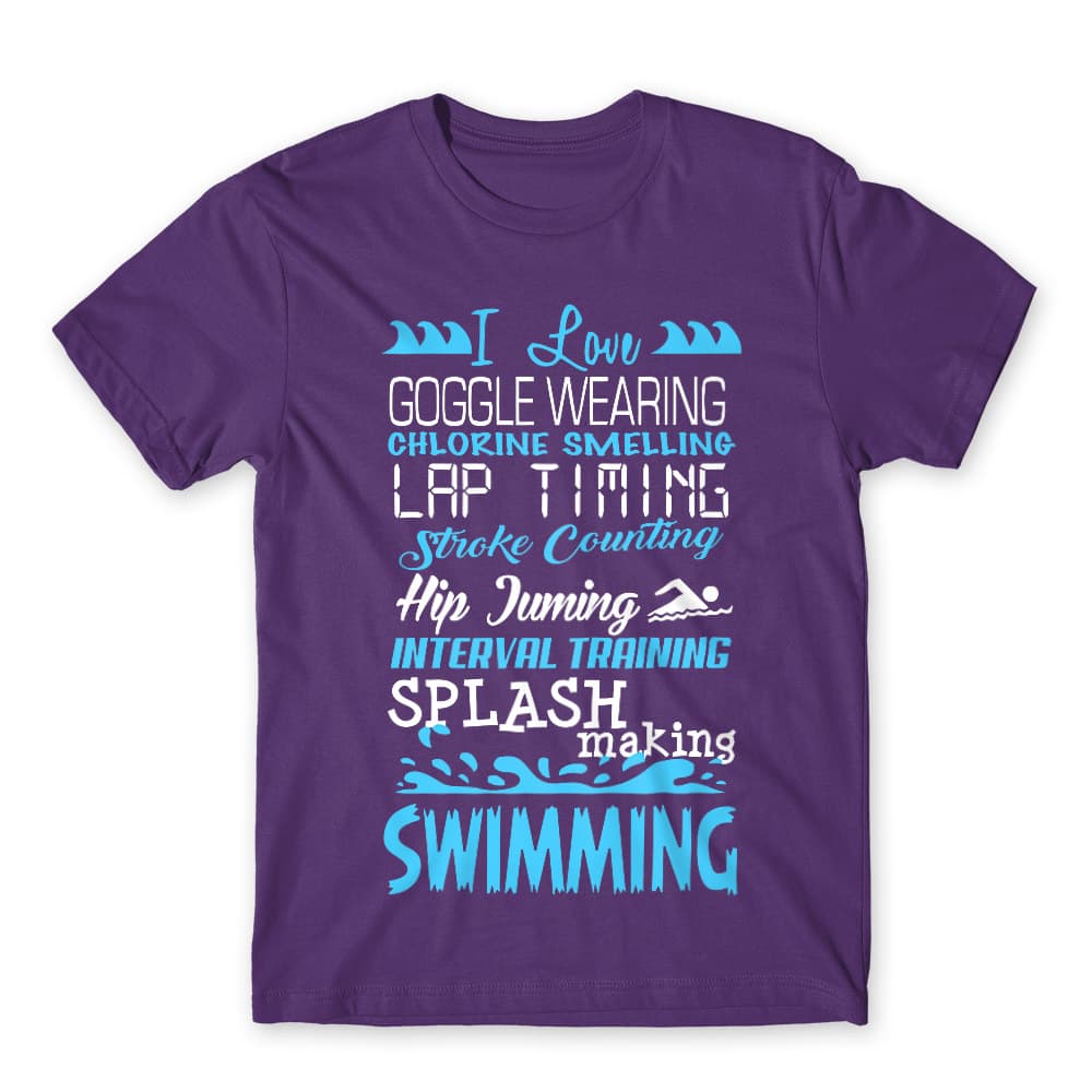 I love swimming Férfi Póló