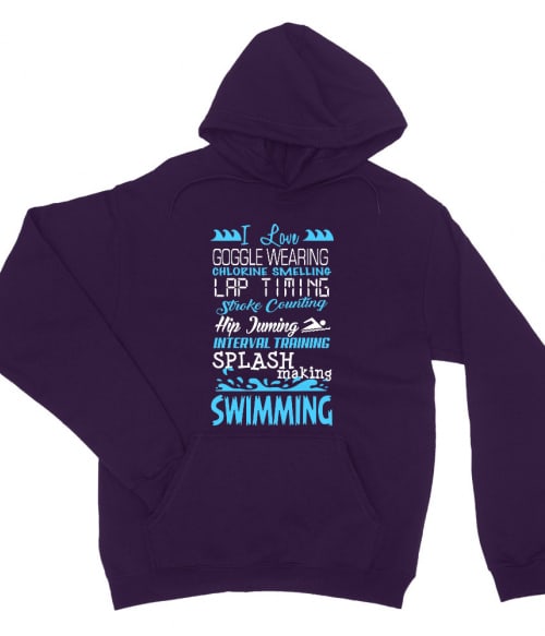 I love swimming Úszás Pulóver - Úszás
