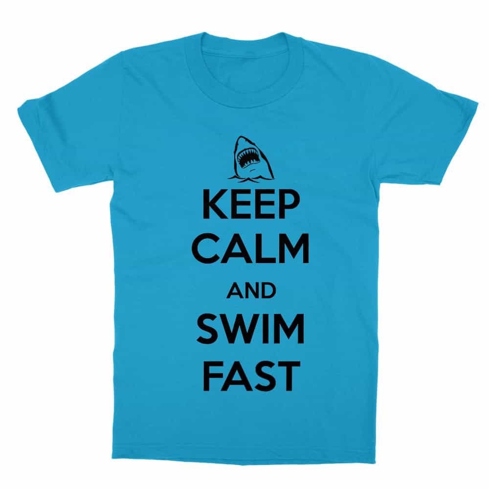 Keep Calm and Swim Fast Gyerek Póló