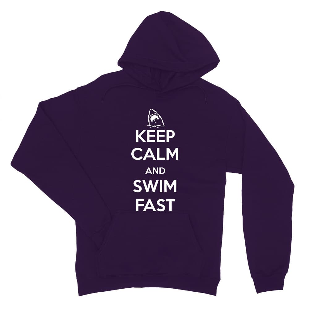 Keep Calm and Swim Fast Női Pulóver