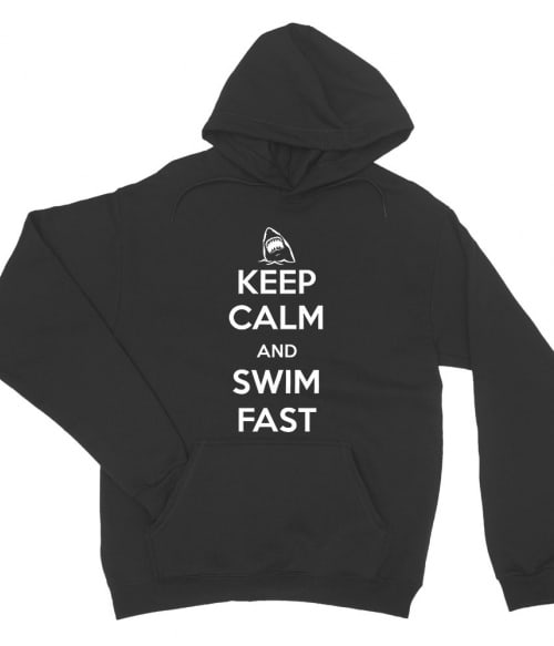 Keep Calm and Swim Fast Úszás Pulóver - Úszás