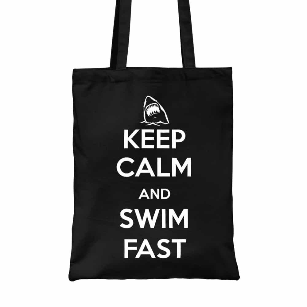 Keep Calm and Swim Fast Vászontáska