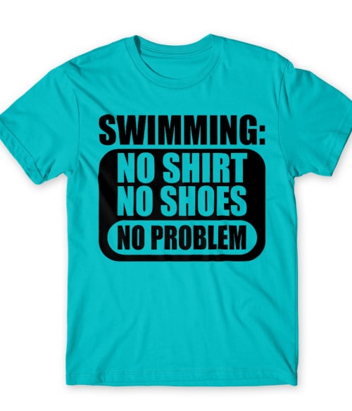 No problem swimming Úszás Póló - Úszás