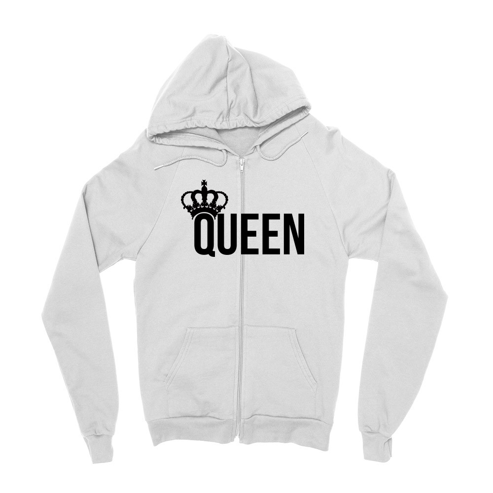 King And Queen – Queen Zipzáros Pulóver