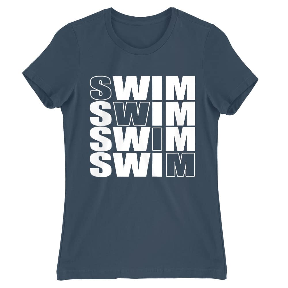 Swim Text Női Póló