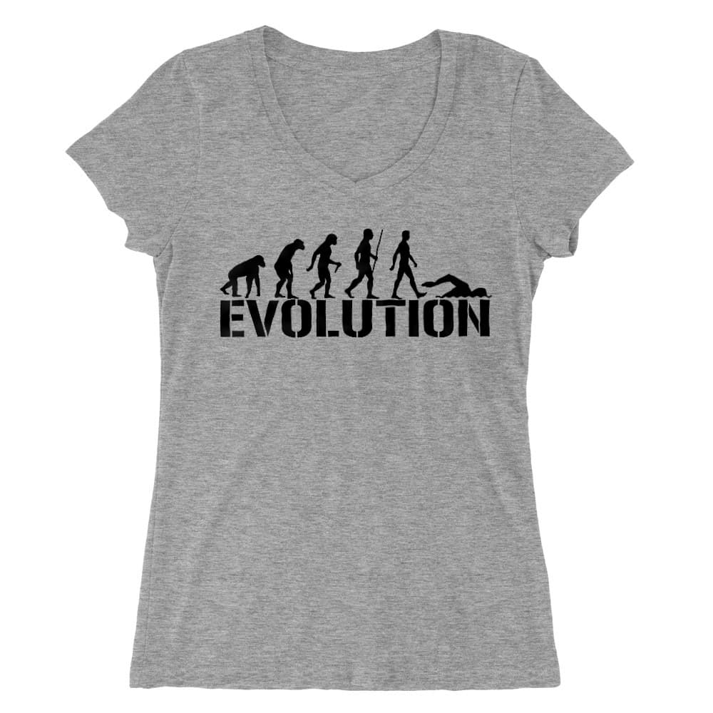 Swimming Evolution Női V-nyakú Póló
