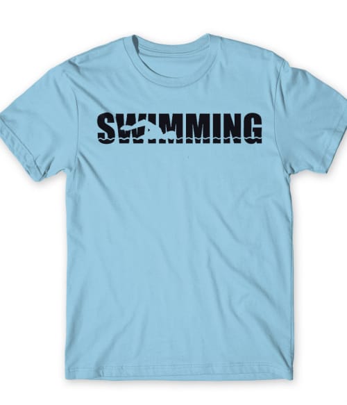 Swimming Text Úszás Póló - Úszás