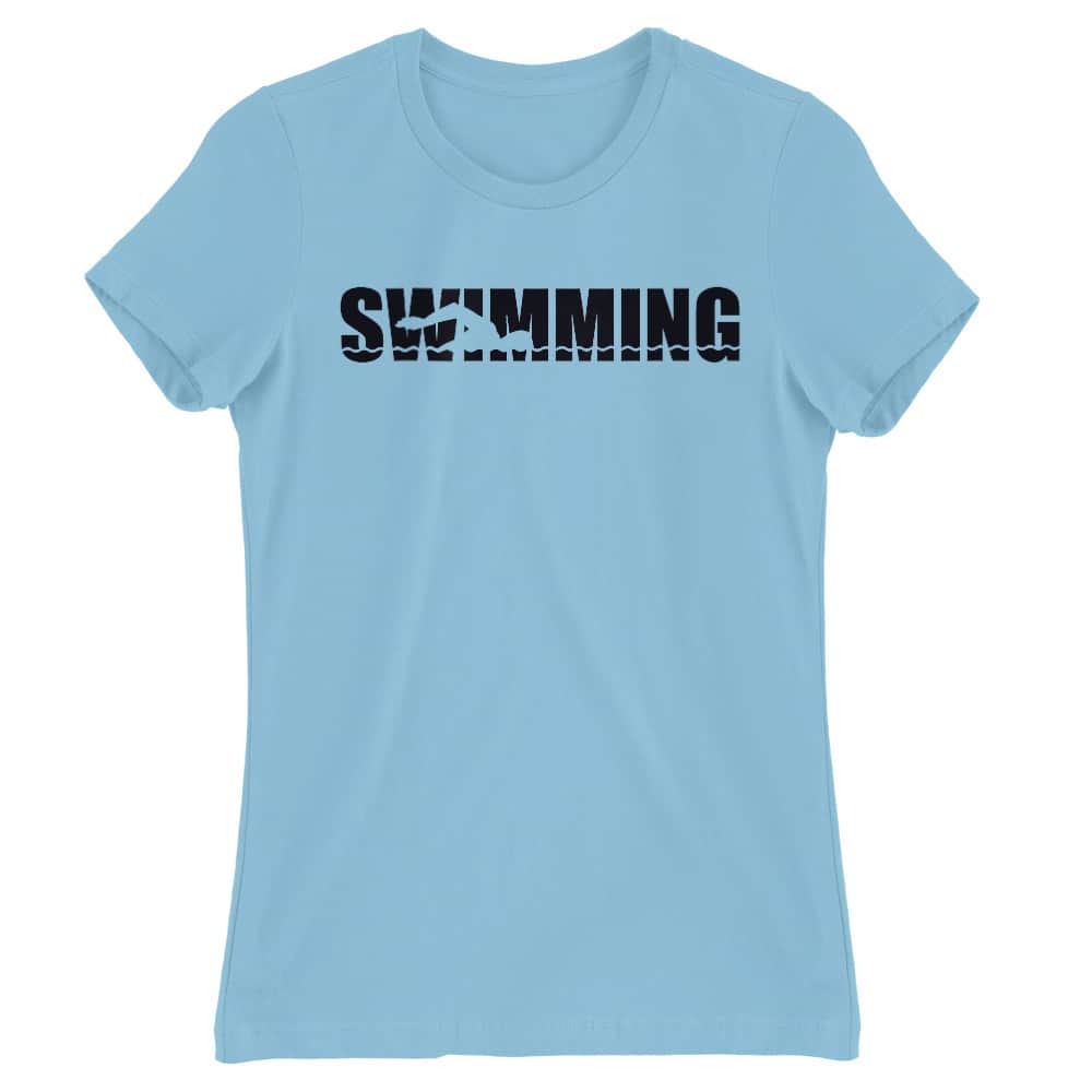 Swimming Text Női Póló