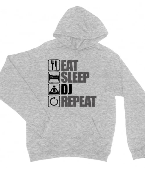 Eat Sleep DJ Repeat Szolgátatás Pulóver - Szolgátatás