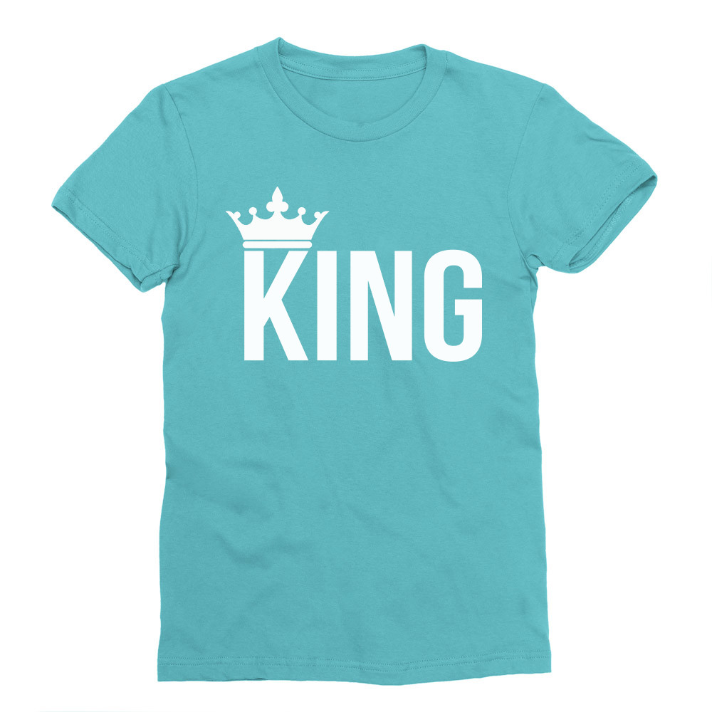 King And Queen – King Férfi Testhezálló Póló
