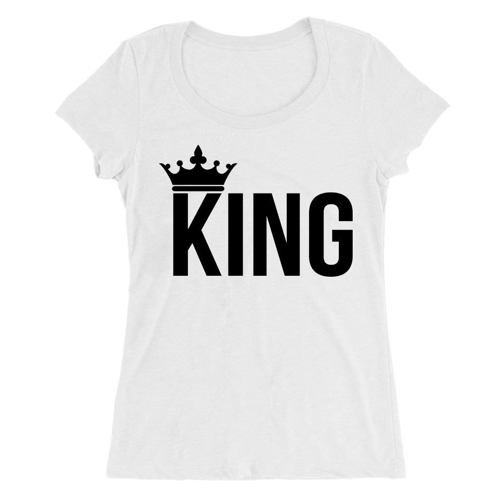 King And Queen – King Női O-nyakú Póló