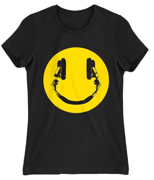 Headphone smiley Póló - Ha DJ rajongó ezeket a pólókat tuti imádni fogod!