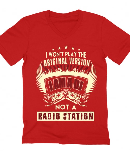 I'm not a radio station Póló - Ha DJ rajongó ezeket a pólókat tuti imádni fogod!