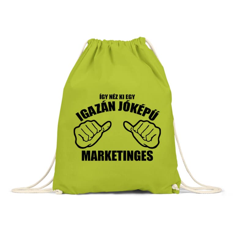 Jóképű marketinges - Tornazsák