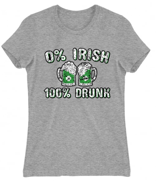 0% Irish Póló - Ha St. Patrick's Day rajongó ezeket a pólókat tuti imádni fogod!