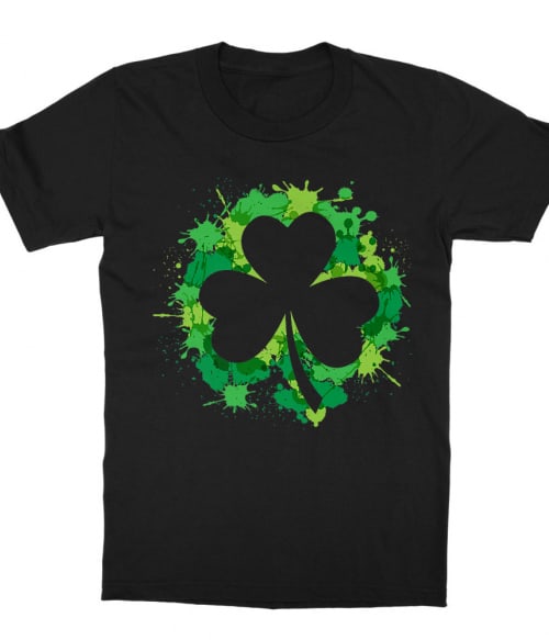 Clover Splash Póló - Ha St. Patrick's Day rajongó ezeket a pólókat tuti imádni fogod!