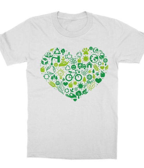 Green Heart Póló - Ha Environment Protection rajongó ezeket a pólókat tuti imádni fogod!