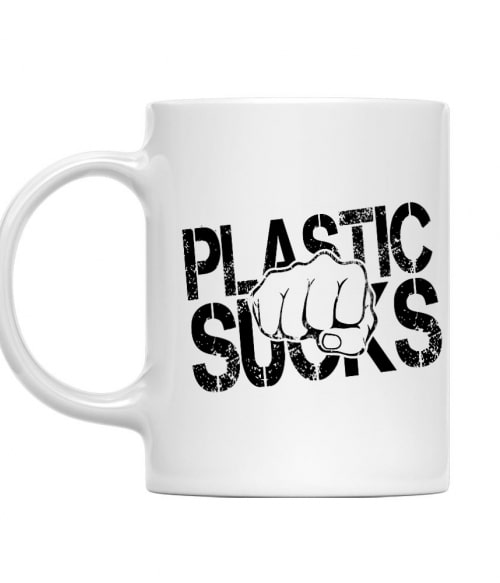 Plastic Sucks Környezetvédelem Bögre - Környezetvédelem