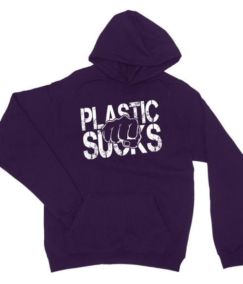 Plastic Sucks Környezetvédelem Pulóver - Környezetvédelem