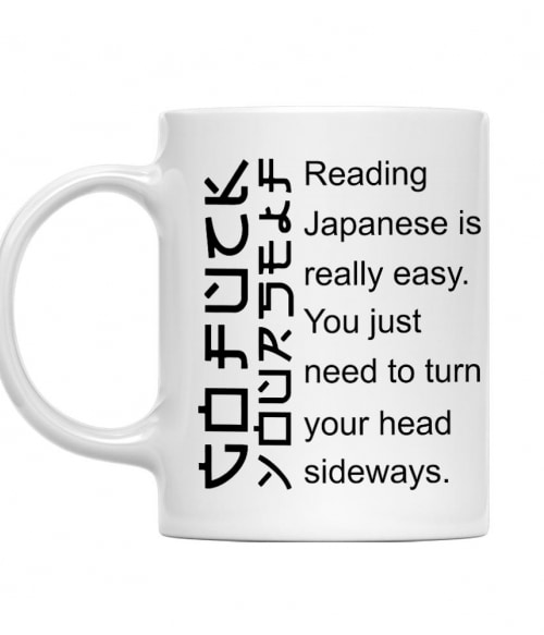 Reading japanese is easy Szarkasztikus Bögre - Személyiség
