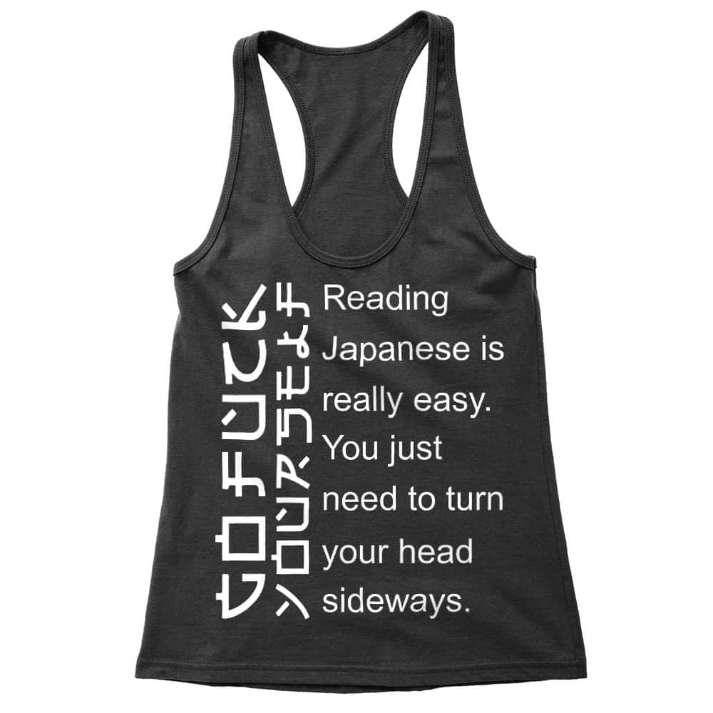 Reading japanese is easy Női Trikó