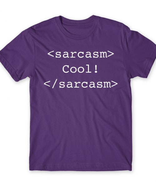 Sarcasm code Szarkasztikus Póló - Személyiség