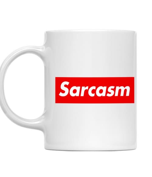Sarcasm logo Szarkasztikus Bögre - Személyiség