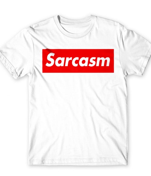 Sarcasm logo Szarkasztikus Póló - Személyiség
