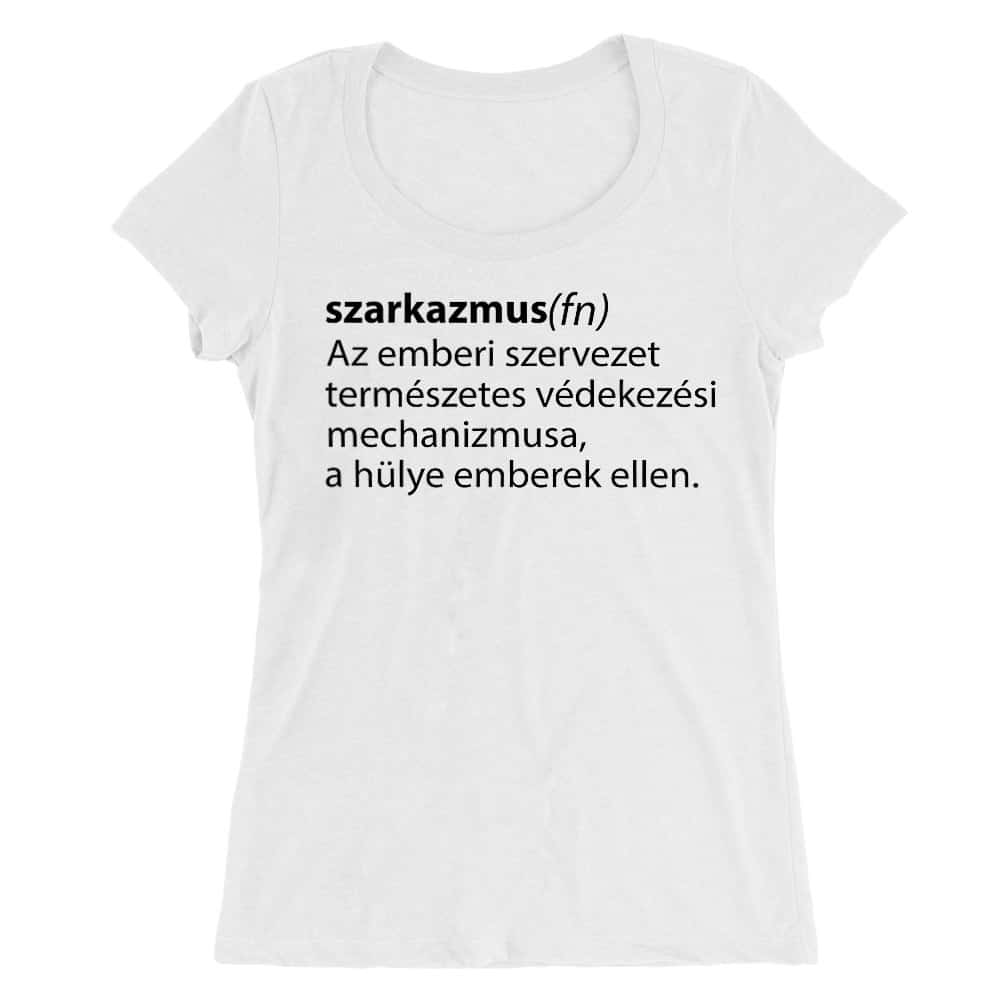 Szarkazmus definíció Női O-nyakú Póló