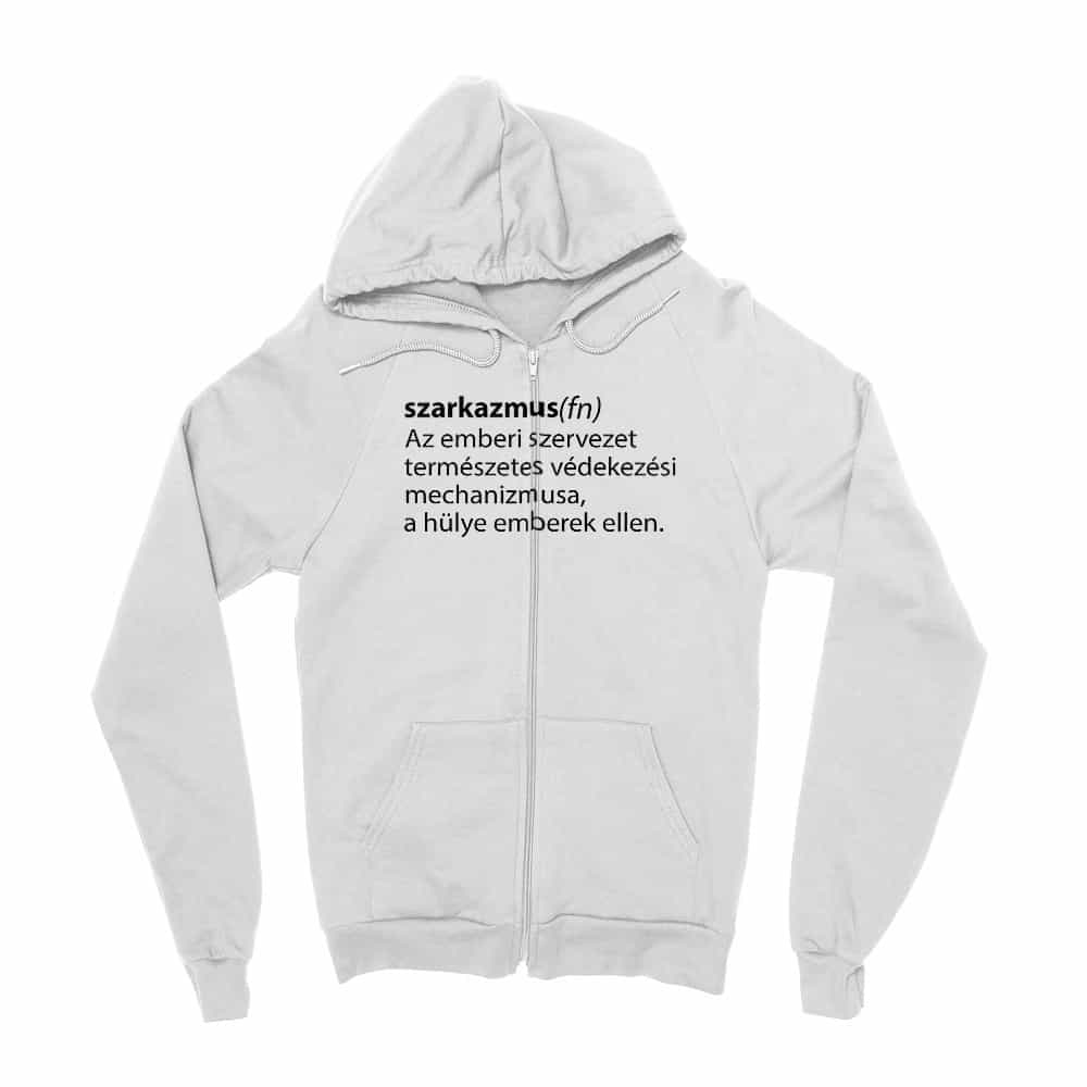 Szarkazmus definíció Zipzáros Pulóver