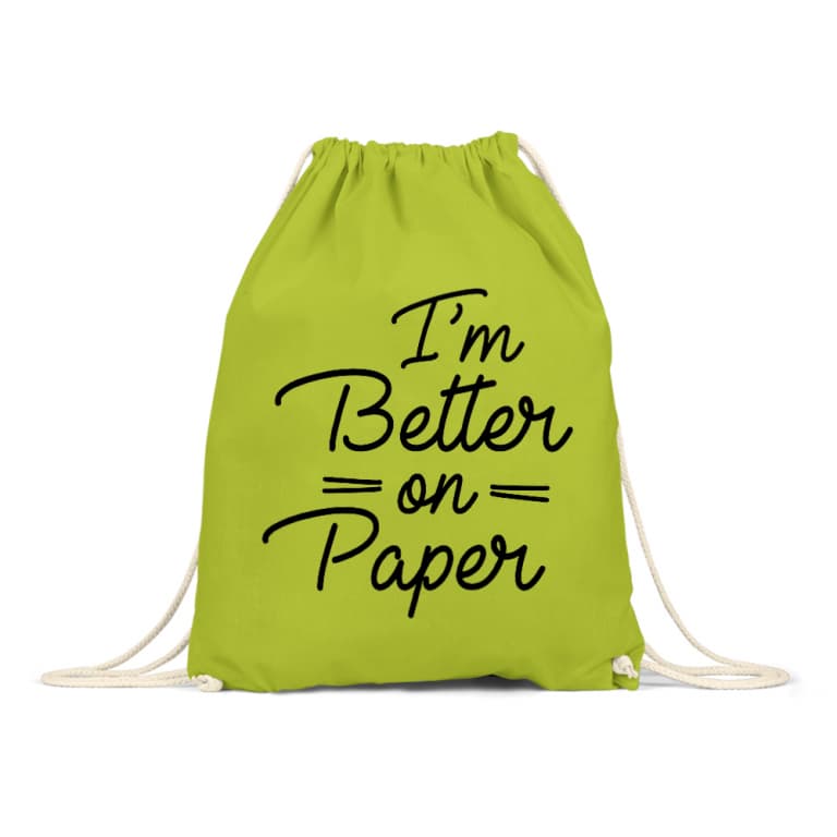 Better on paper