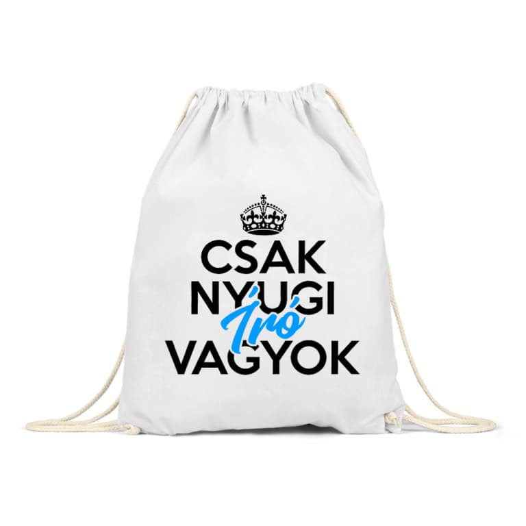 Csak nyugi író vagyok - Tornazsák