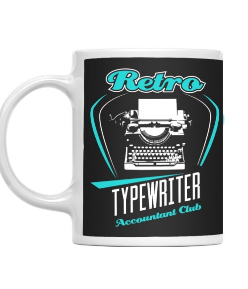 Retro typewriter Íróknak Bögre - Munka