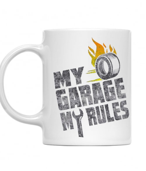 My Garage My Rules Autószerelő Bögre - Munka
