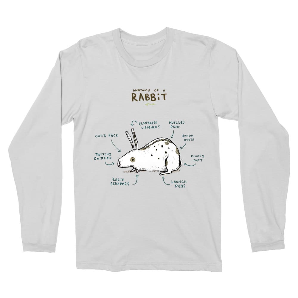 Anatomy of a rabbit Férfi Hosszúujjú Póló