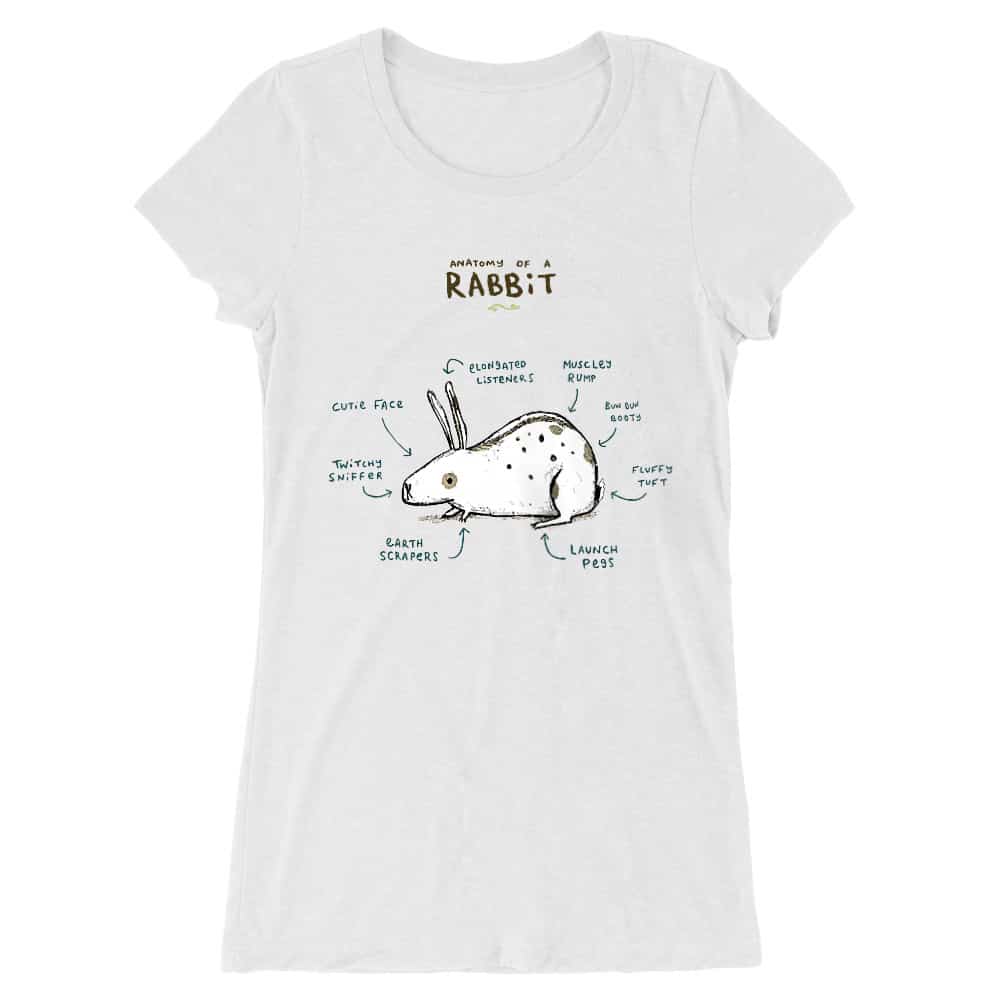 Anatomy of a rabbit Női Hosszított Póló
