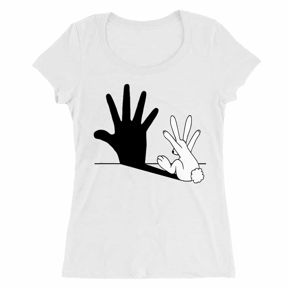Bunny shadow Női O-nyakú Póló