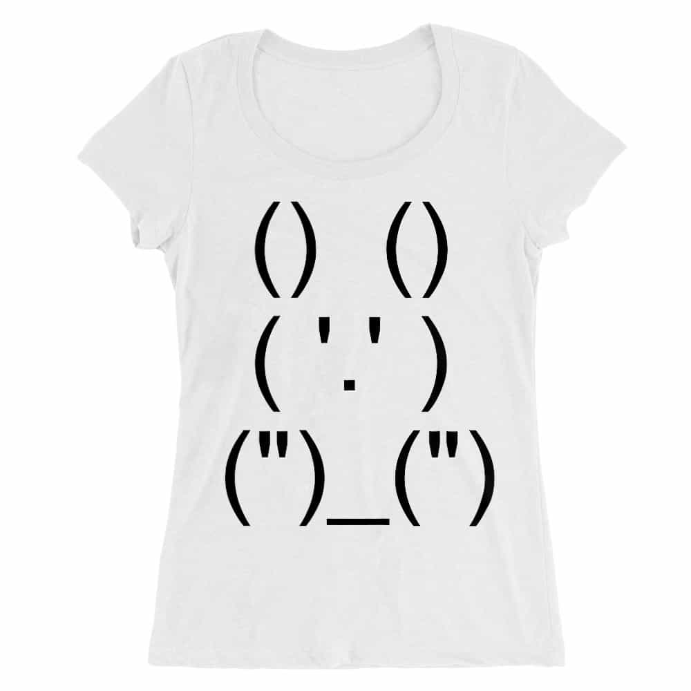Computer bunny Női O-nyakú Póló